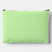 Pochette À Accessoires Beau Vert Lumière Et Petits Points (Recto)