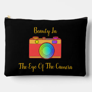 Pochette À Accessoires Beauté dans l'œil de la caméra noir