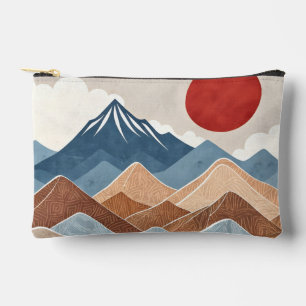 Pochette À Accessoires Beauté du coucher de soleil sur les montagnes
