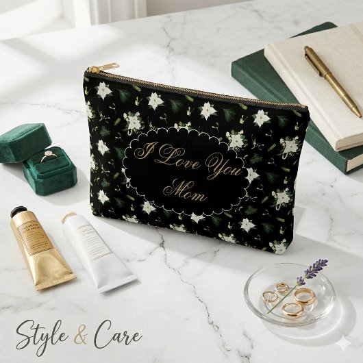 Pochette À Accessoires Beautiful Floral Mothers Day Zipper