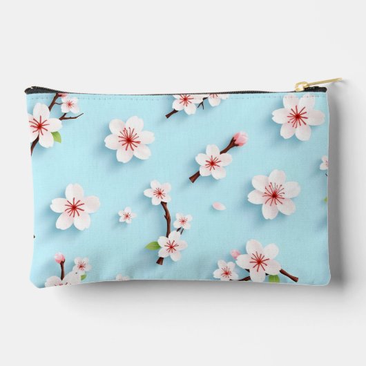 Pochette À Accessoires Beaux motifs floraux (Verso)