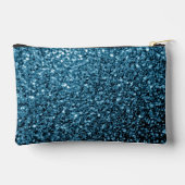 Pochette À Accessoires Bébé bleu clair faux parties scintillant scintille (Verso)