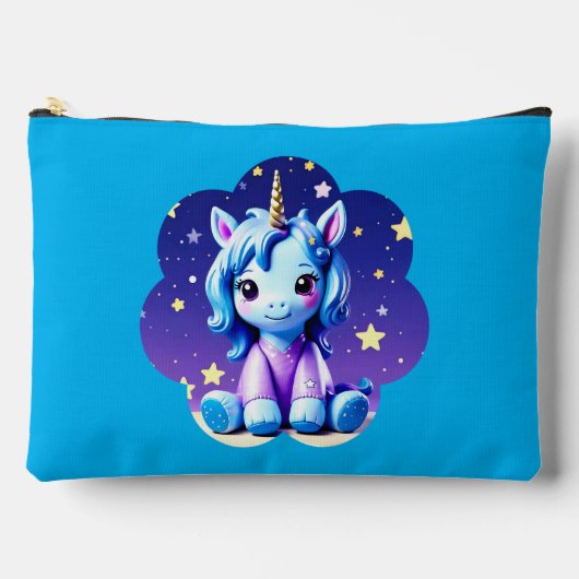 Pochette À Accessoires Bébé licorne dans PJ's (Recto)