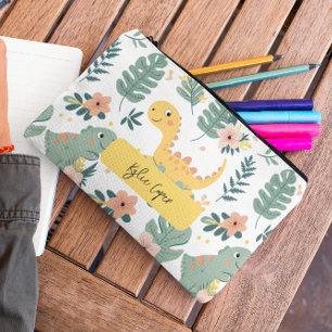 Pochette À Accessoires Bébé mignon Dinosaures Personnalisé Enfants