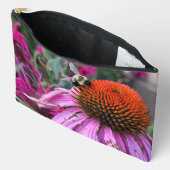 Pochette À Accessoires Bee and Coneflower Print Cut Sew Bag (Ouvrir)