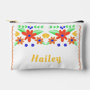 Pochette À Accessoires Belle broderie mexicaine personnalisée