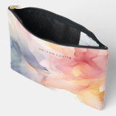 Pochette À Accessoires Belle femme Abstraite rose (Ouvrir)