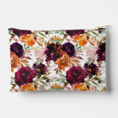 Pochette À Accessoires Belle florale personnalisée (Verso)