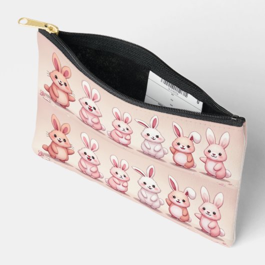 Pochette À Accessoires Belles Bunnies (Ouvrir)