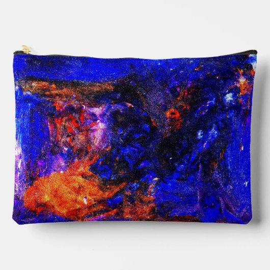 Pochette À Accessoires Bête bleue Courir le feu (Recto)