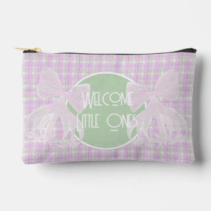 Pochette À Accessoires Bienvenue Petits Ones-arc rose et essuie-tout à ca