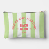 Pochette À Accessoires Bikinis Et Martinis Le Club Bach Rayure Verte (Verso)