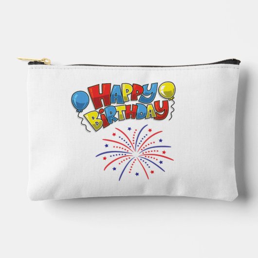 Pochette À Accessoires Birthday Glow Mode (Recto)