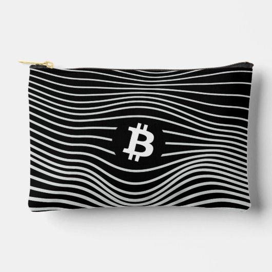 Pochette À Accessoires Bitcoin Force (Black) (Recto)