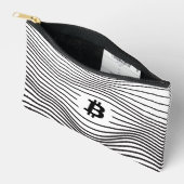 Pochette À Accessoires Bitcoin Force (Blanc) (Ouvrir)