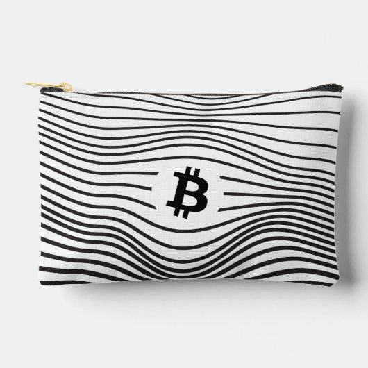 Pochette À Accessoires Bitcoin Force (Blanc) (Recto)