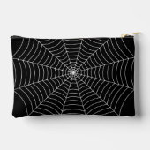 Pochette À Accessoires Black and White spider web Halloween pattern (Verso)