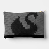 Pochette À Accessoires Black Swan Smokey Grey Artisan Crochet Imprimer (Verso)