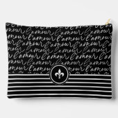 Pochette À Accessoires Black & White "Paris drey" (Verso)