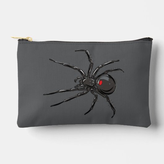 Pochette À Accessoires Black Widow Spider Dessin original (Recto)