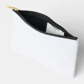Pochette À Accessoires Blanc Fantôme Uni (Ouvrir)