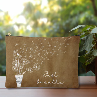 Pochette À Accessoires Blancs Vintages et éclatants en éolien