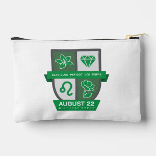 Pochette À Accessoires Blason d'anniversaire du Lion™ pour le 1er-22 août