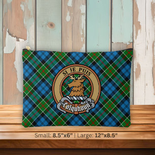 Pochette À Accessoires Blason de Clan Colquhoun sur tartan