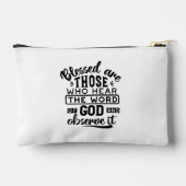 Pochette À Accessoires Blessed Are Those Who Hear the Word of God Quotes (Verso)