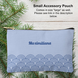 Pochette À Accessoires Bleu - Arches Glam Petit Accessoire Pouch