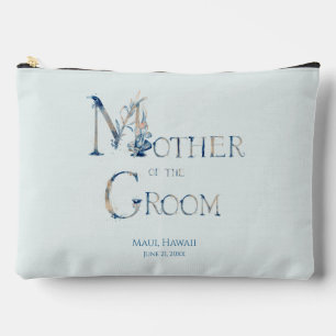 Pochette À Accessoires Bleu Mariage de la mer tropicale Mère de la chambr