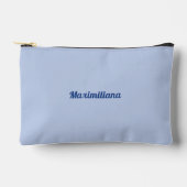 Pochette À Accessoires Bleu - Petite poche d'accessoires solide (Recto)