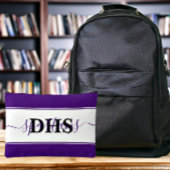 Pochette À Accessoires Bloc colorimétrique de l'école personnalisée