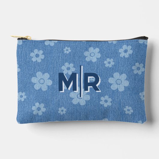 Pochette À Accessoires Bloom Indigo super (Recto)