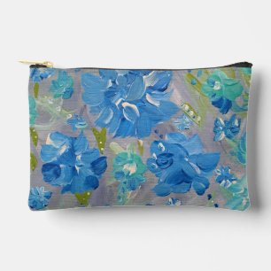 Pochette À Accessoires Blue Celebration Floral Accessoires Pouch