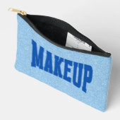 Pochette À Accessoires Blue Faux Glitter + Navy MAKEUP (Ouvrir)