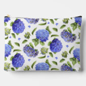 Pochette À Accessoires Blue Hydrangea Fleurs Art Botanique (Recto)