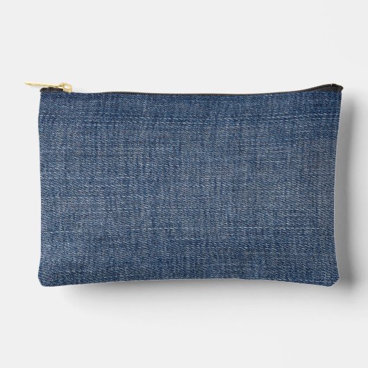 Pochette À Accessoires Blue Jean Denim (Recto)