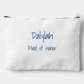 Pochette À Accessoires Blue Martini Bachelorette Party Bridesmaid cadeau (Verso)