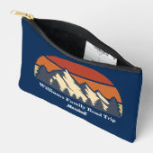Pochette À Accessoires Blue Mountain Sunset Randonnée personnalisée (Ouvrir)
