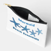 Pochette À Accessoires Blue Starfish Beach Essentials Nautique Blanc (Ouvrir)