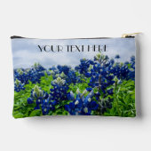 Pochette À Accessoires Bluebonnets Blue Flowers Texas texan Floral (Verso)