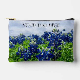 Pochette À Accessoires Bluebonnets Blue Flowers Texas texan Floral
