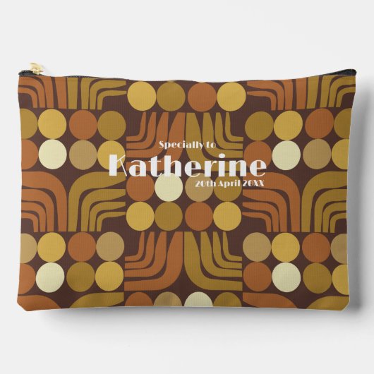 Pochette À Accessoires Bohème Brun foncé (Recto)