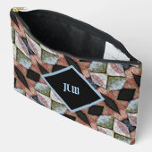 Pochette À Accessoires Boho Chic Patchwork multicolore (Ouvrir)