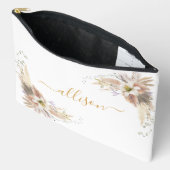 Pochette À Accessoires Boho, floral, Nom du cadeau (Ouvrir)