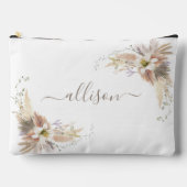 Pochette À Accessoires Boho, floral, Nom du cadeau (Recto)