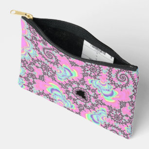 Pochette À Accessoires Boho Hippie Licorne Pastel Mandelbrot Fractale