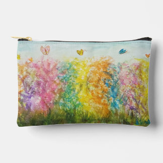 Pochette À Accessoires Bolsa Florecillas y Mariposas