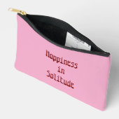 Pochette À Accessoires Bonheur dans la solitude (Ouvrir)